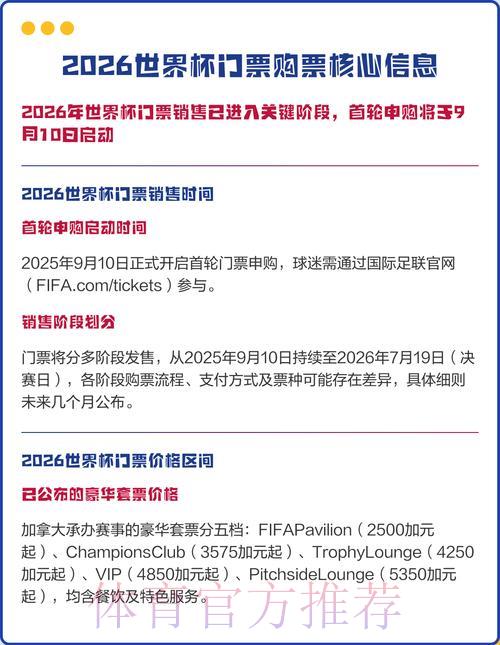 2026世界杯官方苹果购票平台精选推荐 2026世界杯官方苹果购票平台精选推荐